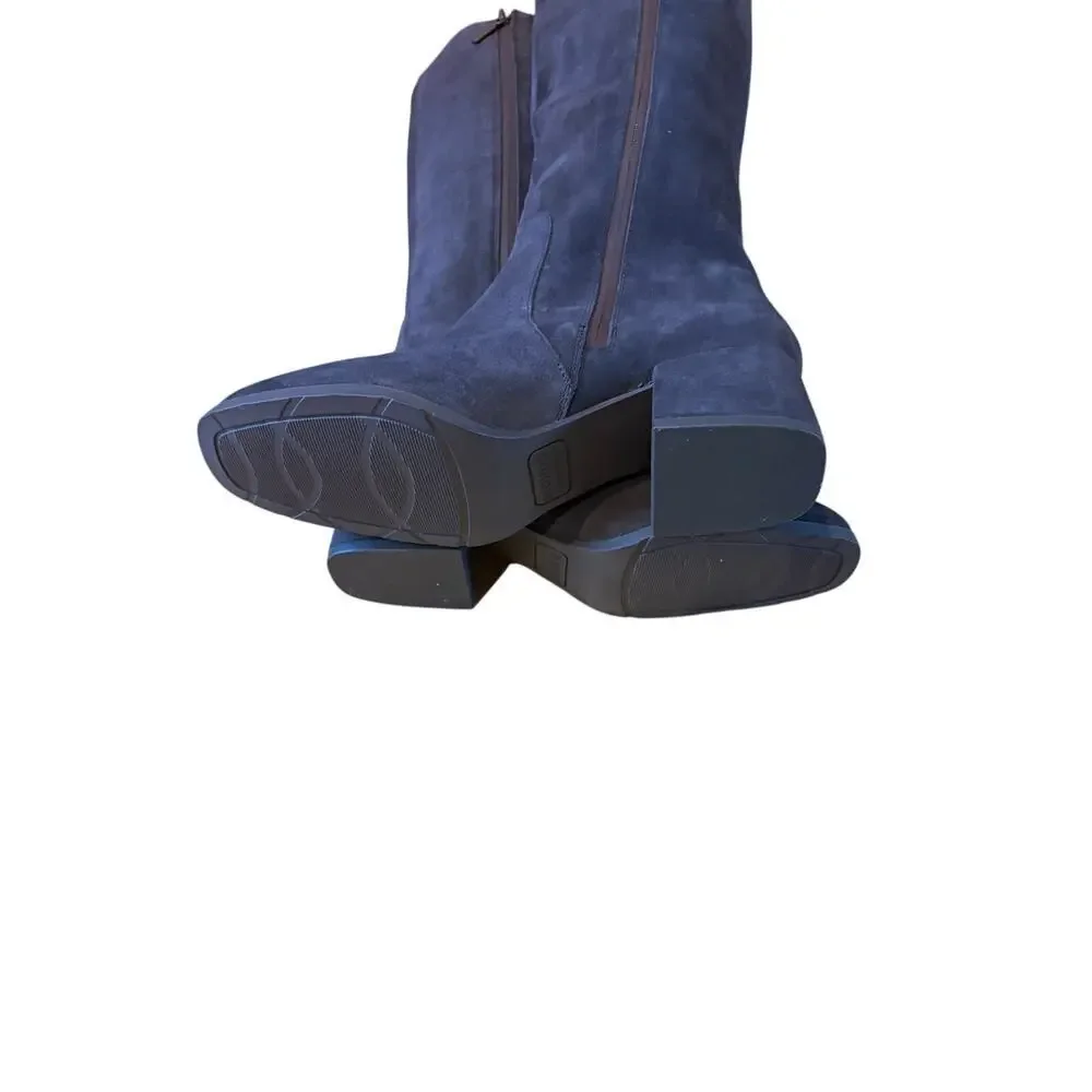 Blondo felicity brown suede knee high waterproof boot Size 7